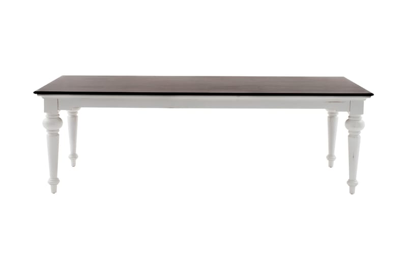 Provence Spisebord 240 cm - Hvit/Brun - Møbler - Bord - Spisebord & kjøkkenbord