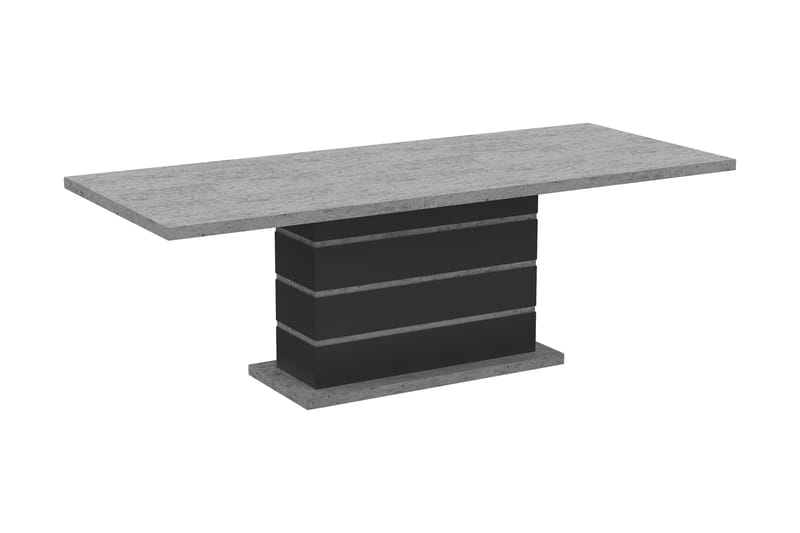 Ratliff Forlengningsbart Spisebord 180/220 cm - Grå/Svart - Møbler - Bord - Spisebord & kjøkkenbord