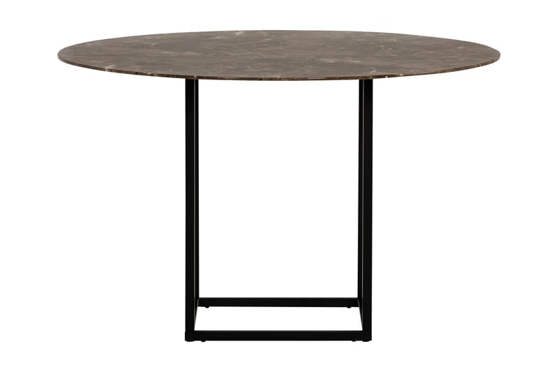 Riodelli Spisebord 120 cm Rundt - Brun/Svart - Møbler - Bord - Spisebord & kjøkkenbord