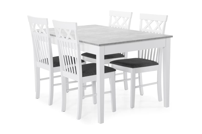 Romeo t Spisebord 140 cm - Hvit - Møbler - Bord - Spisebord & kjøkkenbord
