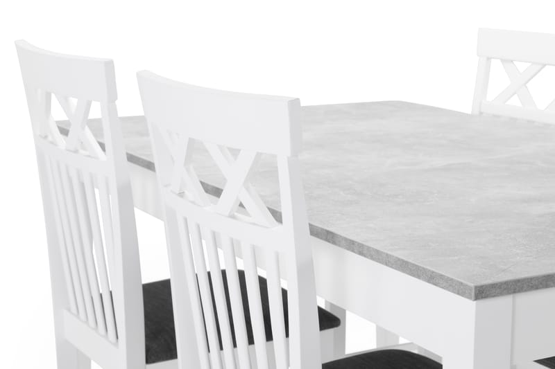 Romeo t Spisebord 140 cm - Hvit - Møbler - Bord - Spisebord & kjøkkenbord
