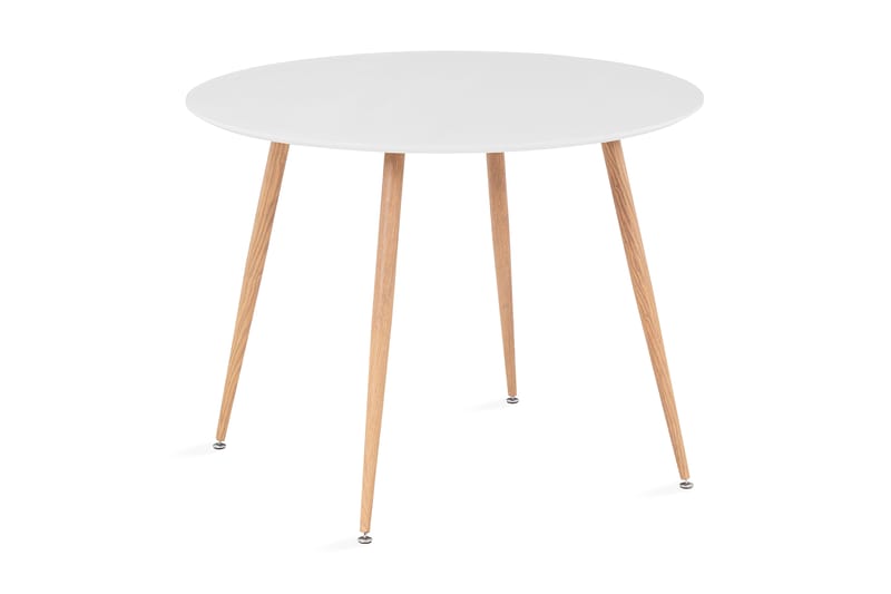 Romo Spisebord 100 cm - Hvit/Eik - Møbler - Bord - Spisebord & kjøkkenbord