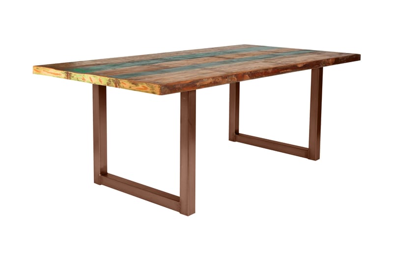 Rotelle Spisebord - Rød/Brun - Møbler - Bord - Spisebord & kjøkkenbord