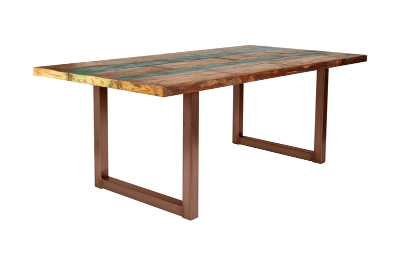 Rotelle Spisebord - Rød/Brun - Møbler - Bord - Spisebord & kjøkkenbord