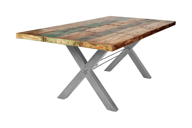 Rotelle Spisebord - Rød/Sølv - Møbler - Bord - Spisebord & kjøkkenbord