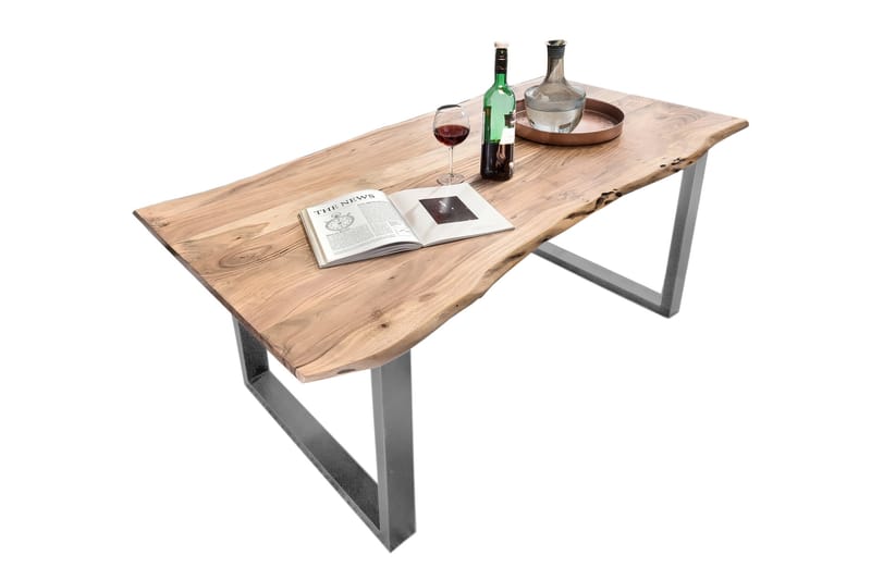Rotelle Spisebord - Tre/Natur/Sølv - Møbler - Bord - Spisebord & kjøkkenbord
