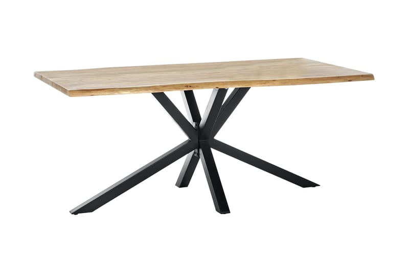 Rotelle Spisebord - Tre/Natur/Svart - Møbler - Bord - Spisebord & kjøkkenbord