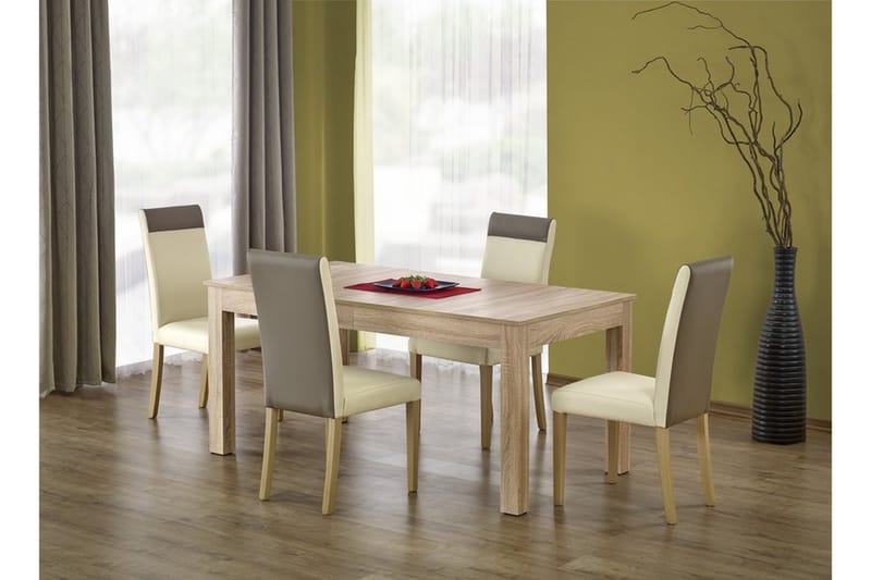 Seweryn Forlengningsbart Spisebord 160 cm - Eik - Møbler - Bord - Spisebord & kjøkkenbord