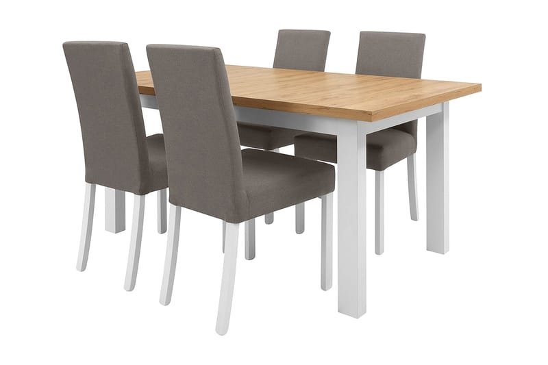 Snarkil Spisebord - Hvit|Tre/natur - Møbler - Bord - Spisebord & kjøkkenbord