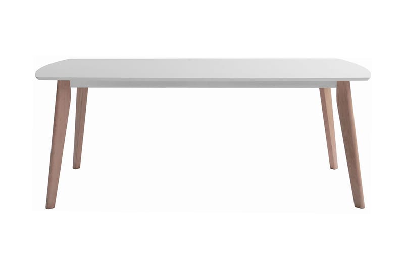 Soay Forlengningsbart Spisebord 195x95 cm - Hvit/Hvitpigmentert - Møbler - Bord - Spisebord & kjøkkenbord