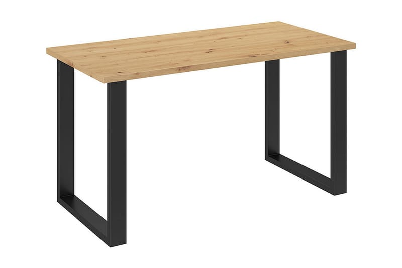 Spisebord 138 cm - Natur|Svart - Møbler - Bord - Spisebord & kjøkkenbord