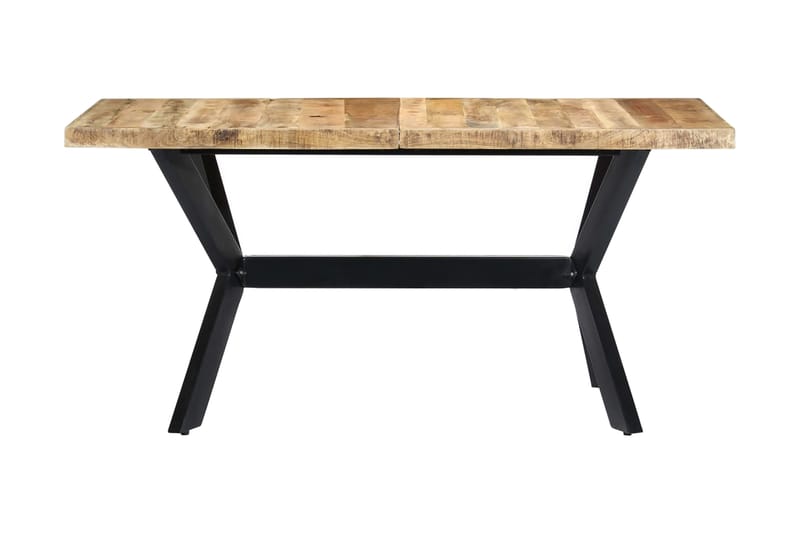 Spisebord 140x70x75 cm grov heltre mango - Møbler - Bord - Spisebord & kjøkkenbord