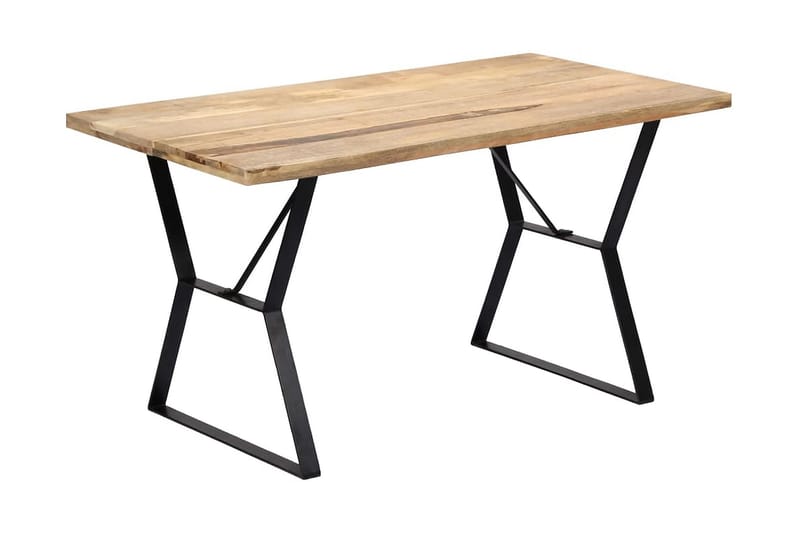 Spisebord 140x80x76 cm heltre mango - Møbler - Bord - Spisebord & kjøkkenbord