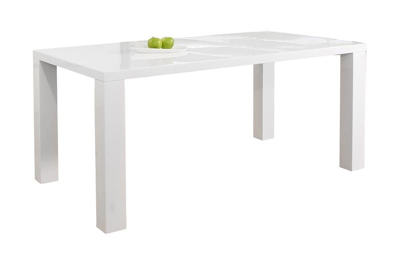 Spisebord 140x90x76 cm Hvit - Hvit - Møbler - Bord - Spisebord & kjøkkenbord