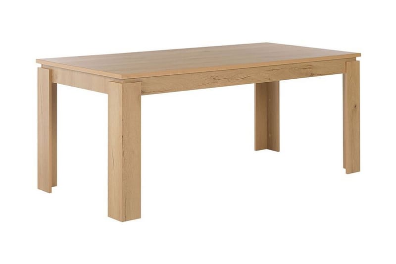 Spisebord 180 x 90 cm lyst trefarge VITON - Tre / Natur - Møbler - Bord - Spisebord & kjøkkenbord