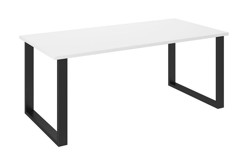 Spisebord 185 cm - Hvit|Svart - Møbler - Bord - Spisebord & kjøkkenbord