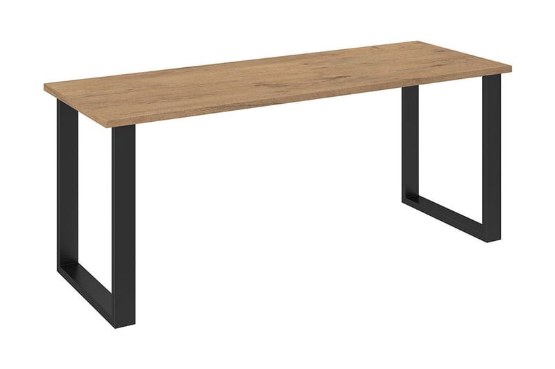 Spisebord 185 cm - Natur|Svart - Møbler - Bord - Spisebord & kjøkkenbord