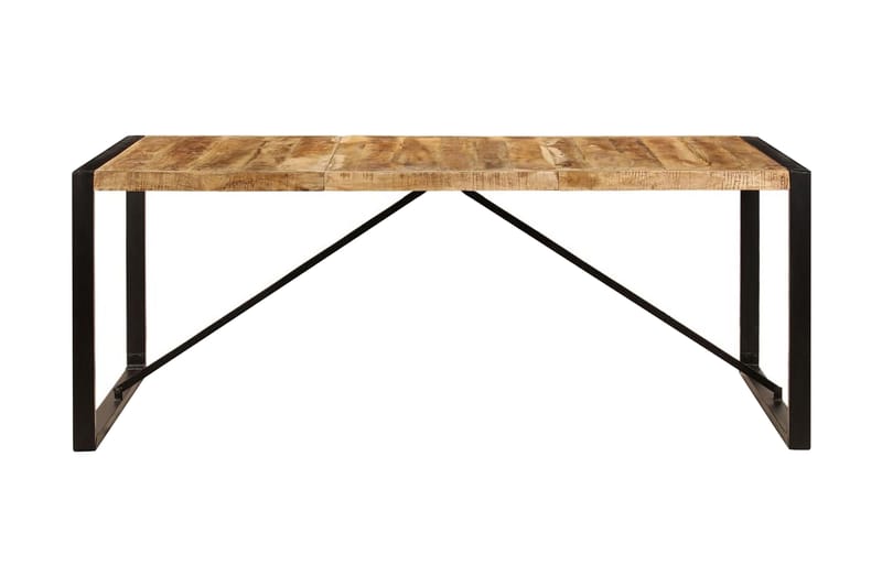 Spisebord 200x100x75 cm heltre mango - Møbler - Bord - Spisebord & kjøkkenbord