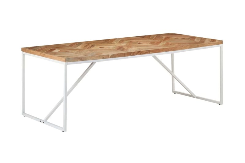 Spisebord 200x90x76 cm heltre akasie og mango - Brun - Møbler - Bord - Spisebord & kjøkkenbord