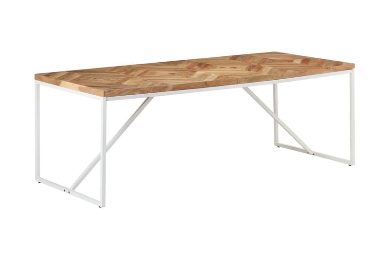Spisebord 200x90x76 cm heltre akasie og mango - Brun - Møbler - Bord - Spisebord & kjøkkenbord
