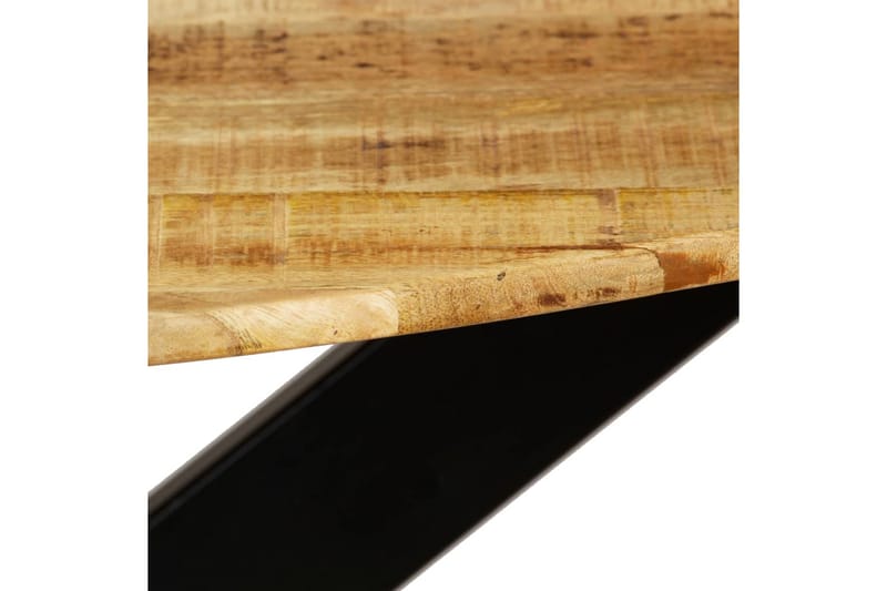 Spisebord heltre mango og stål 120x77 cm - Mangotre - Møbler - Bord - Spisebord & kjøkkenbord