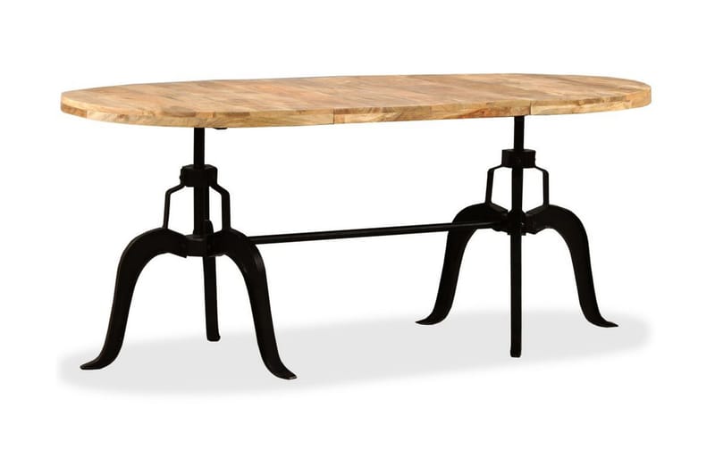 Spisebord heltre mango og stål 180 cm - Mangotre - Møbler - Bord - Spisebord & kjøkkenbord