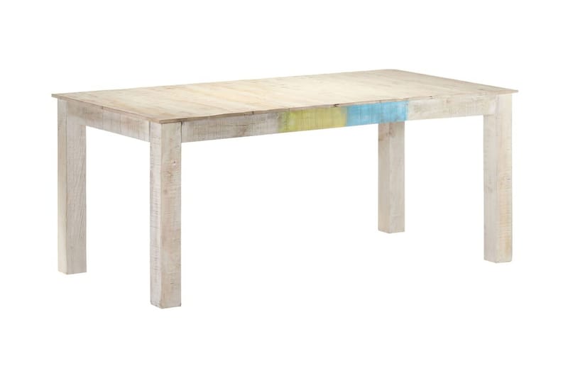 Spisebord hvit 180x90x76 cm heltre mango - Hvit - Møbler - Bord - Spisebord & kjøkkenbord