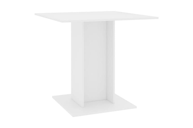 Spisebord hvit 80x80x75 cm sponplate - Hvit - Møbler - Bord - Spisegrupper