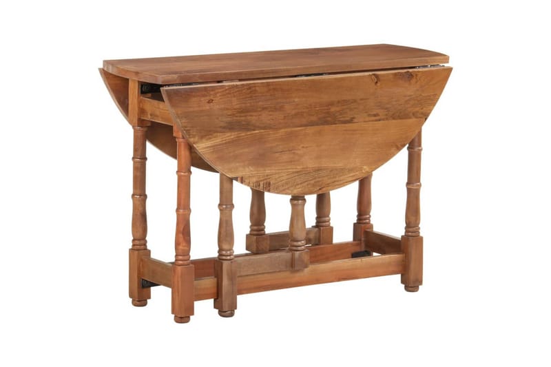 Spisebord rundt 110x76 cm heltre mango - Brun - Møbler - Bord - Spisebord & kjøkkenbord