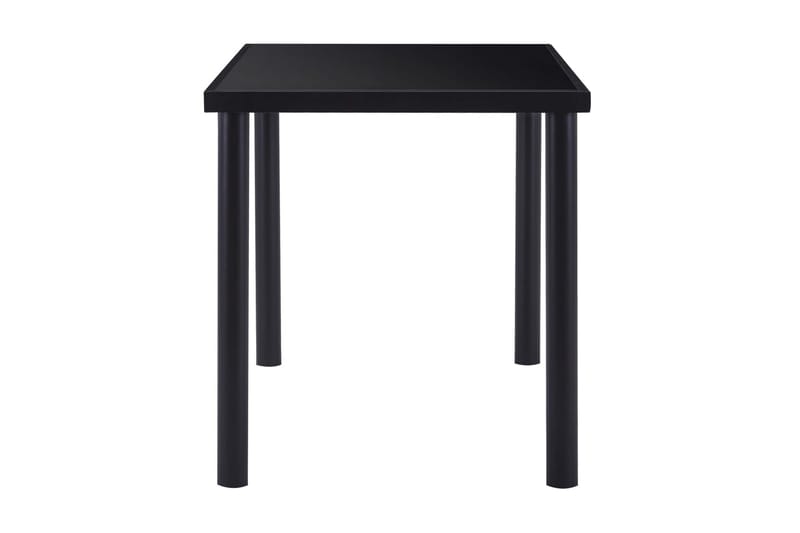 Spisebord svart 140x70x75 cm herdet glass - Svart - Møbler - Bord - Spisebord & kjøkkenbord