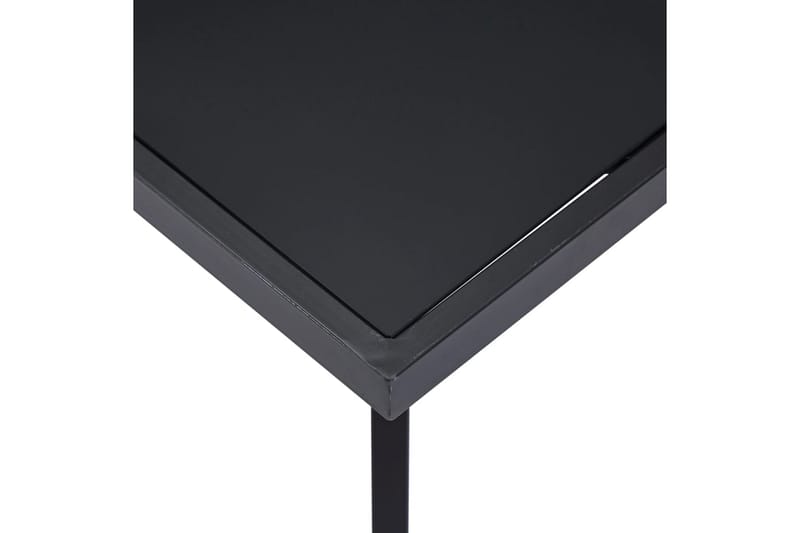 Spisebord svart 180x90x75 cm herdet glass - Svart - Møbler - Bord - Spisebord & kjøkkenbord