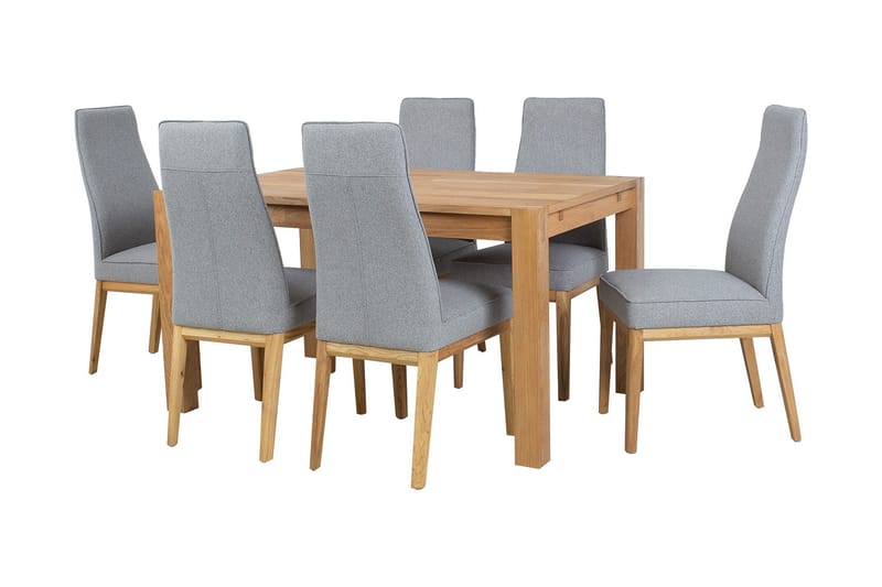 Spisegruppe Chicago Ny med 6 stoler - Møbler - Bord - Spisebord & kjøkkenbord