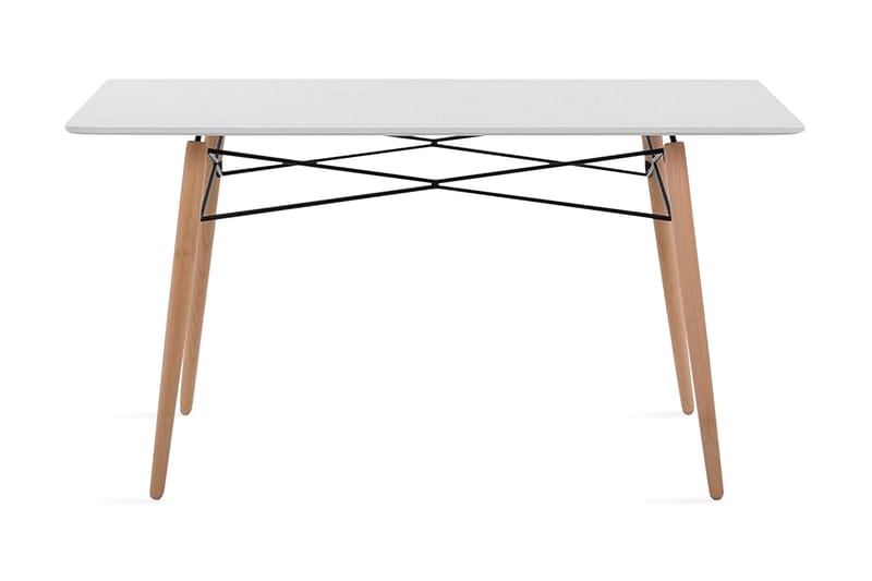 Stracke Spisebord 140x80 cm - Hvit - Møbler - Bord - Spisebord & kjøkkenbord