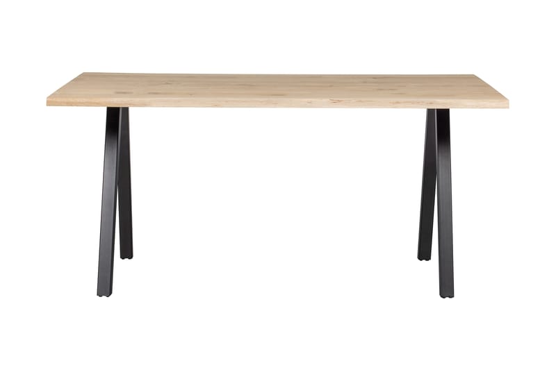 Tablo Spisebord A-Formede Ben 160 cm - Eik/Svart - Møbler - Bord - Spisebord & kjøkkenbord
