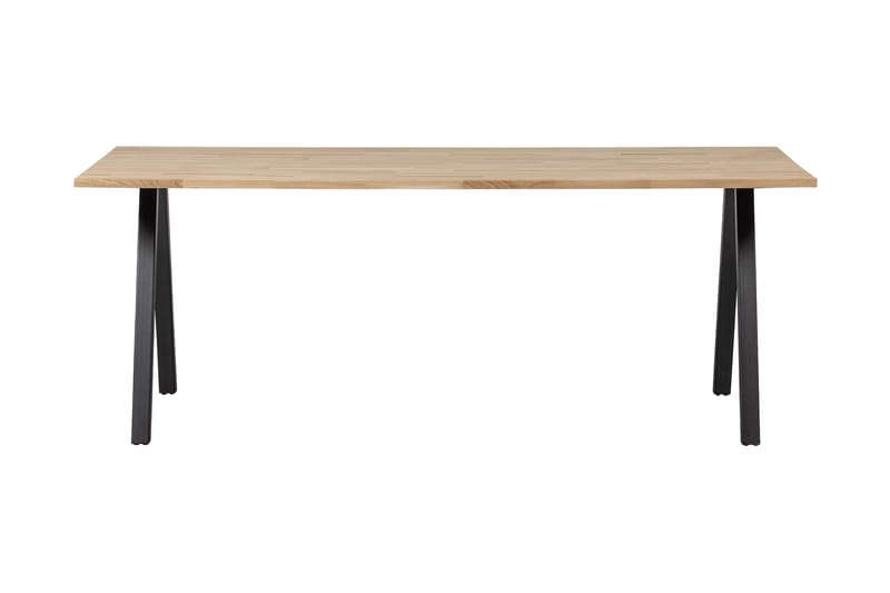 Tablo Spisebord A-Formede Ben 200 cm - Eik/Svart - Møbler - Bord - Spisebord & kjøkkenbord