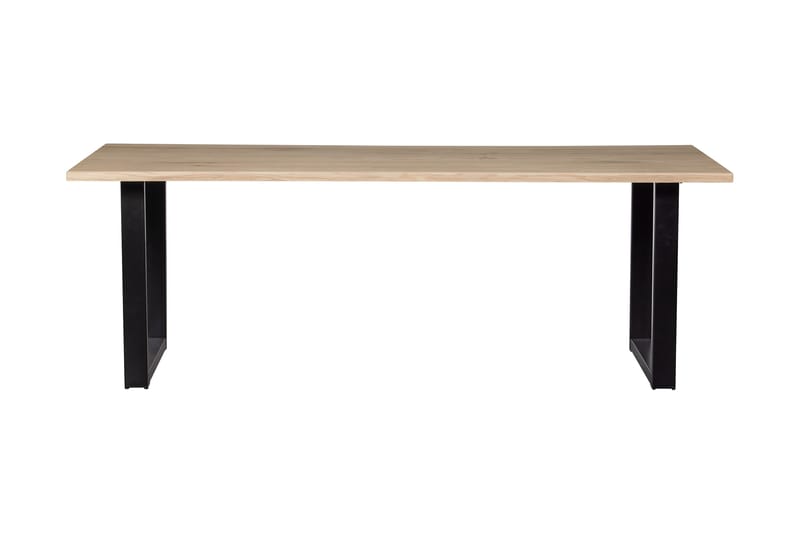 Tablo Spisebord U-Formede Ben 199 cm - Eik/Svart - Møbler - Bord - Spisebord & kjøkkenbord