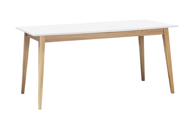 Tirig Forlengningsbart Spisebord 120 cm - Hvit/Eik - Møbler - Bord - Spisebord & kjøkkenbord