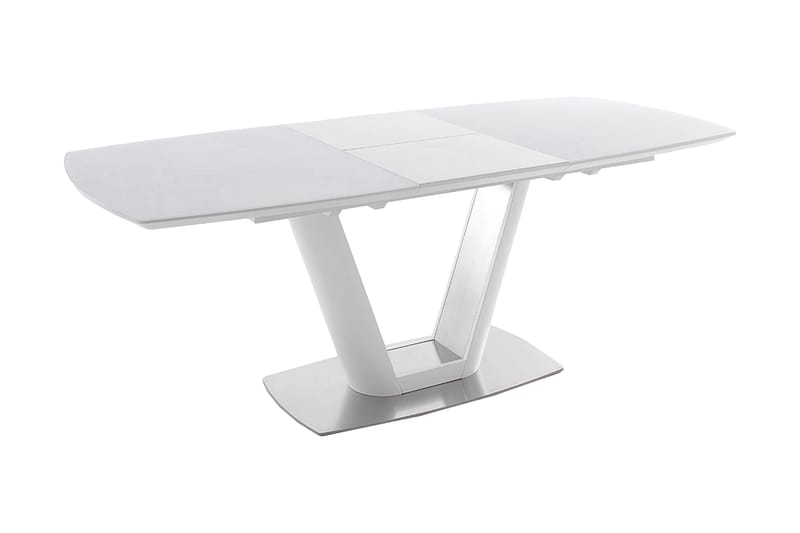 Vanita Forlengningsbart Spisebord 160 cm - Hvit - Møbler - Bord - Spisebord & kjøkkenbord
