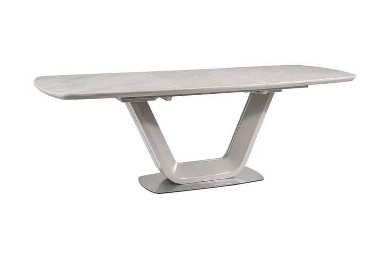 Ventera Forlengningsbart Spisebord 160 cm - Keramikk/Grå - Møbler - Bord - Spisebord & kjøkkenbord