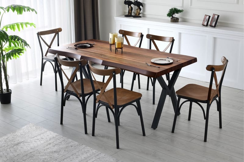 Vigentino Spisebord 180 cm - Valnøtt - Møbler - Bord - Spisebord & kjøkkenbord
