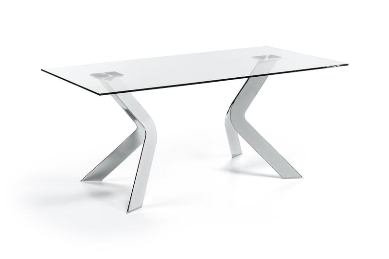 Virginia Spisebord 180 cm - Glass/Krom - Møbler - Bord - Spisebord & kjøkkenbord