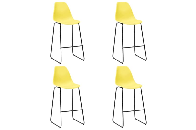 Barsett 5 deler plast gul - Møbler - Bord - Spisegrupper