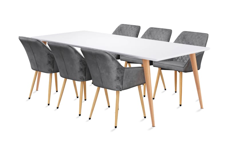Farler Spisebord 180 cm med 6 Valleviken Karmstoler - Møbler - Bord - Spisegrupper