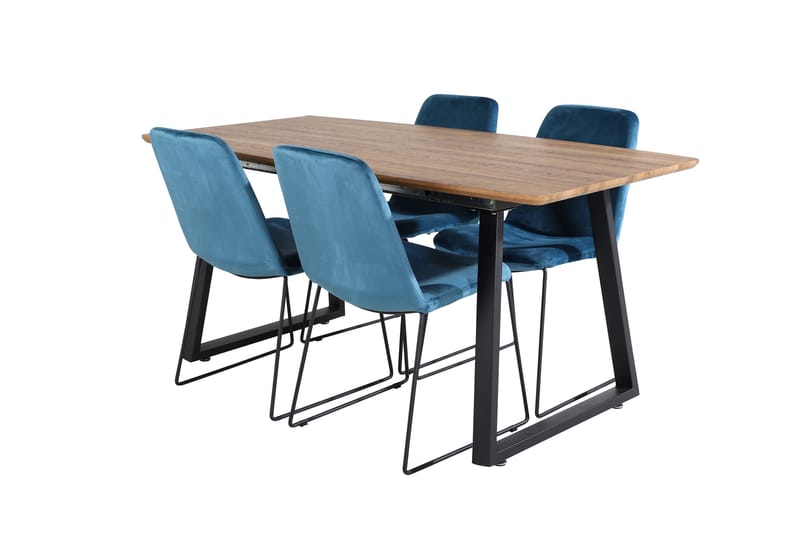 Leah Forlengningsbar bord med 4 Jadraque Spisestoler - Møbler - Bord - Spisegrupper
