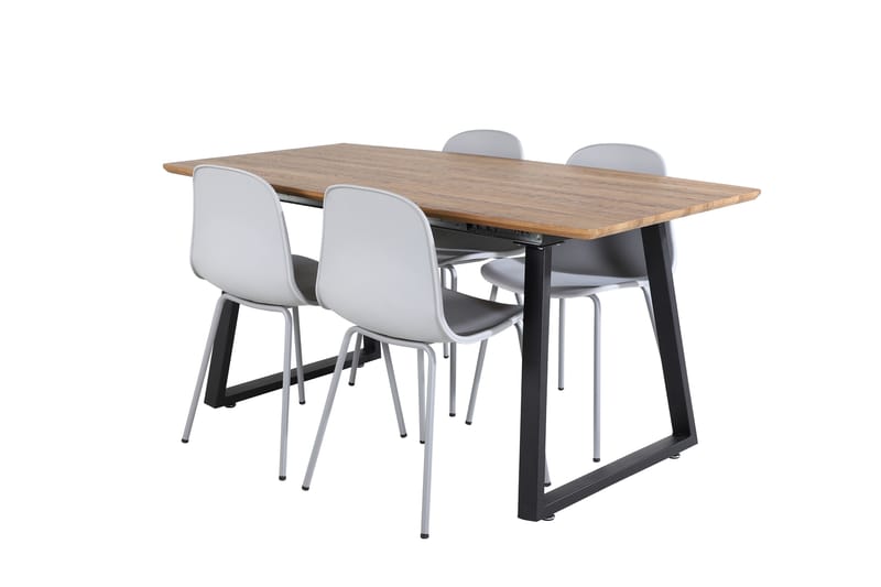 Leah Forlengningsbar bord med 4 Kullersbro Spisestoler - Møbler - Bord - Spisegrupper
