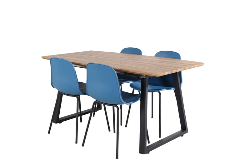 Leah Forlengningsbart Spisebord med 4 Kullersbro Spisestol - Møbler - Bord - Spisegrupper