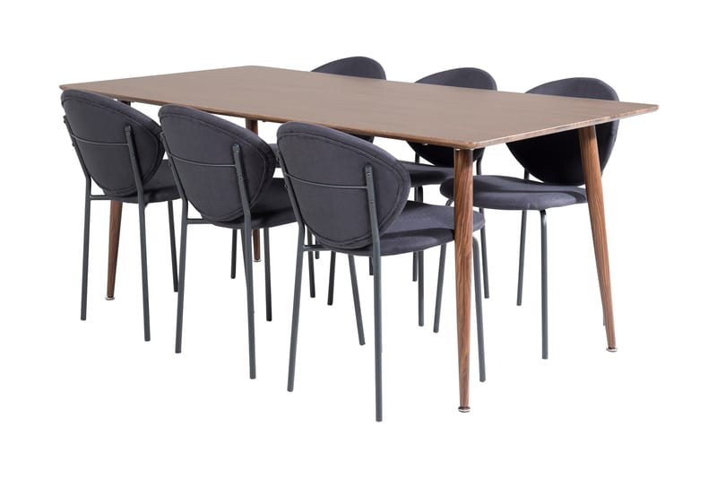 Ypas Spisebord 180 cm med 6 Moncoll Spisestoler - Møbler - Bord - Spisegrupper
