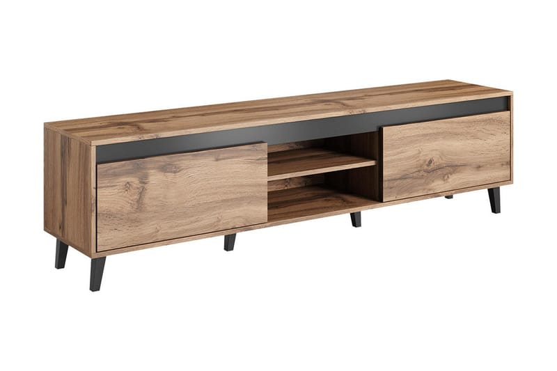Amshyttan Tv-benk 170 cm - Natur|Antrasitt - Møbler - Bord - Spisebord & kjøkkenbord
