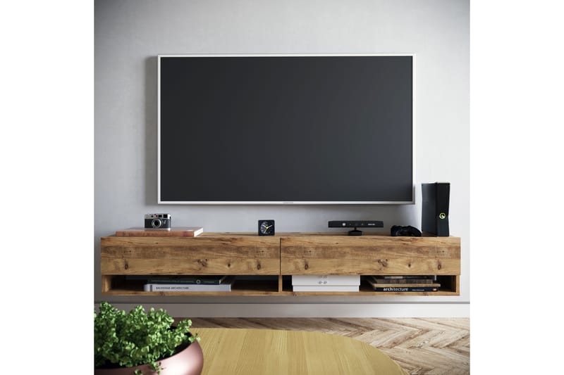 Anari TV-benk 180 cm 2 Hyller - Natur - Møbler - Mediamøbel & tv møbel - TV-benk & mediabenk