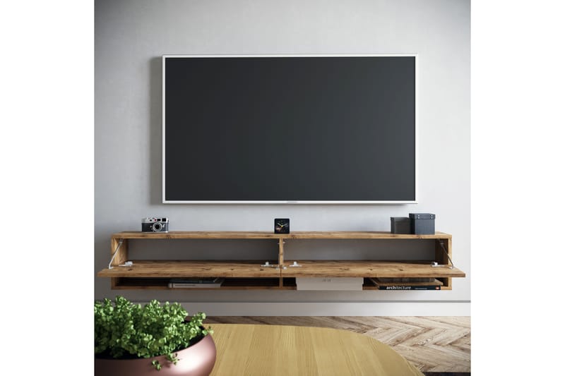Anari TV-benk 180 cm 2 Hyller - Natur - Møbler - Mediamøbel & tv møbel - TV-benk & mediabenk